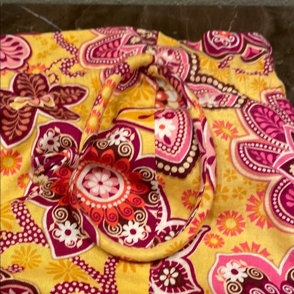 Vera Bradley Floral Pattern pull string bag - Picture 3 of 3